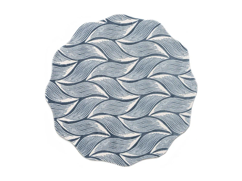 Teppich 120x120 Blau Royal Nature