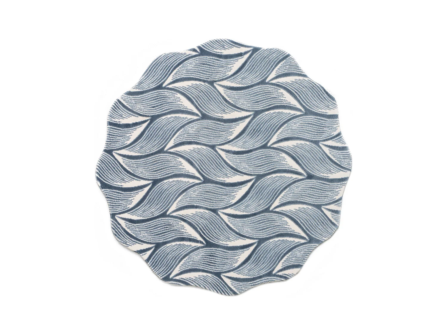 Tapijt 120x120 Blauw Royal Nature