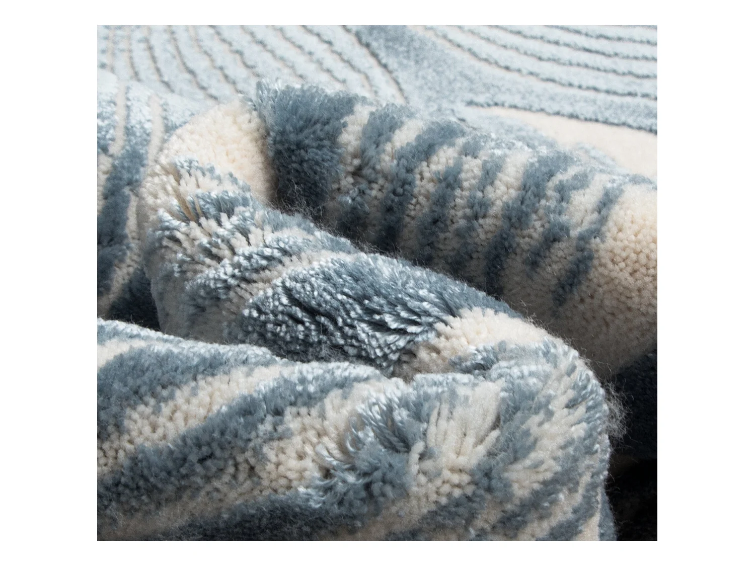 Tapijt 120x120 Blauw Royal Nature