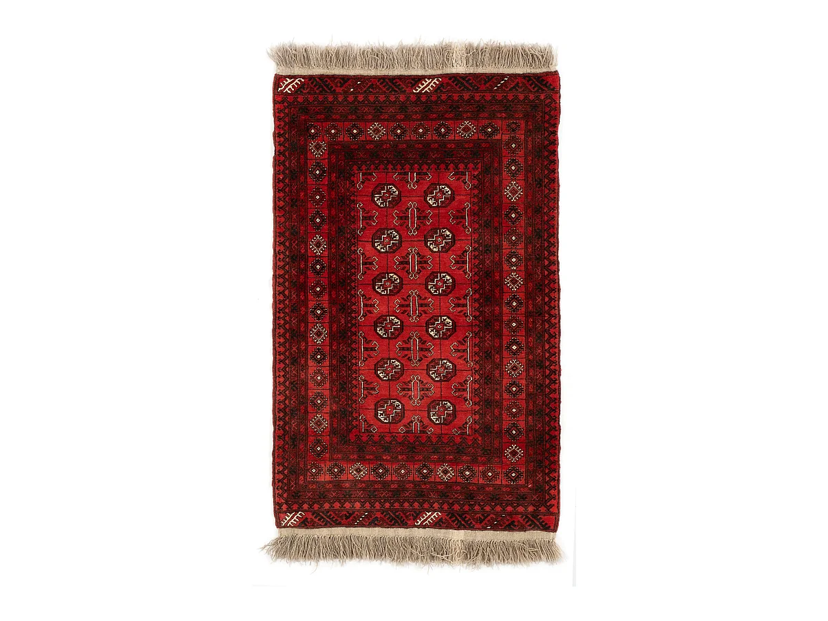Tapis de laine 107x167 rouge Afghan