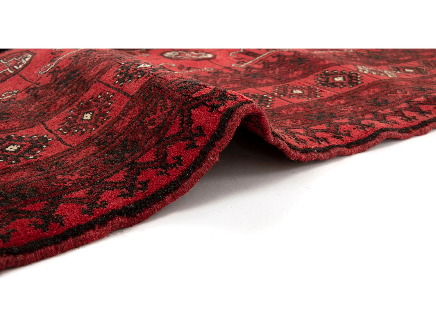 Tapis de laine 107x167 rouge Afghan