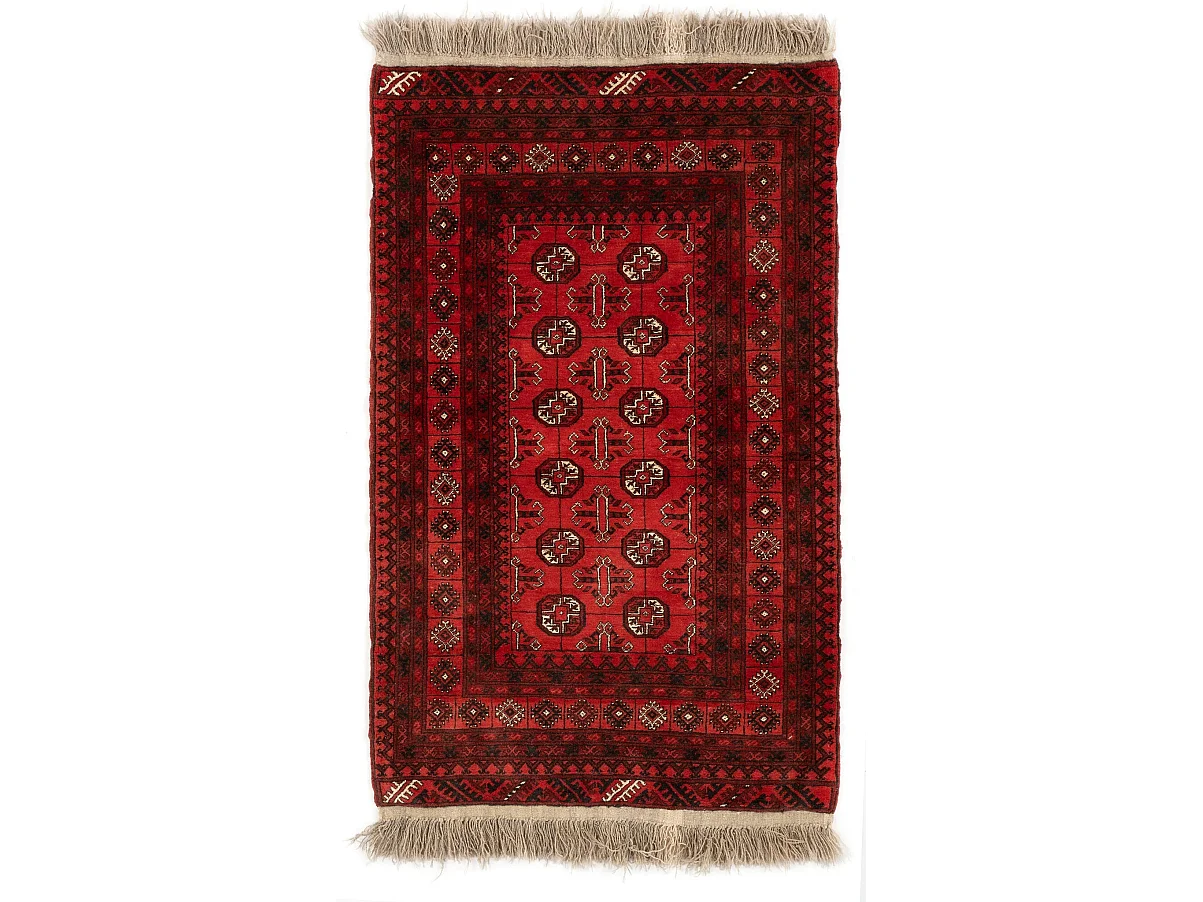 Tapis de laine 107x167 rouge Afghan
