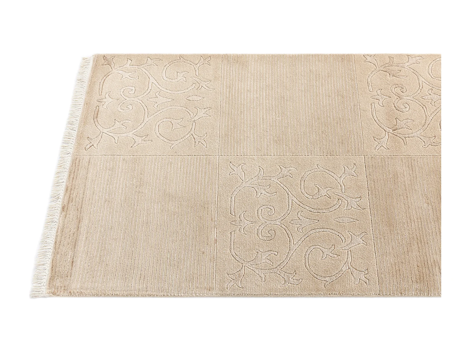 Tapis de couloir en laine 79x396 brun Darya