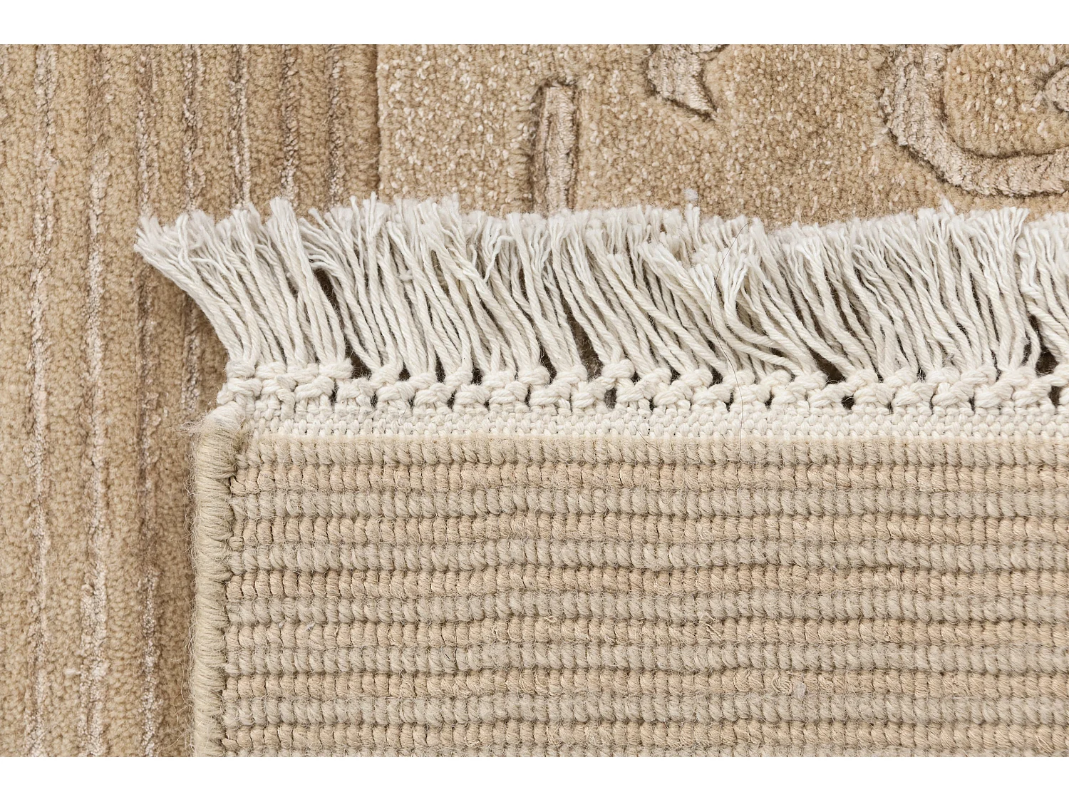 Tapis de couloir en laine 79x396 brun Darya