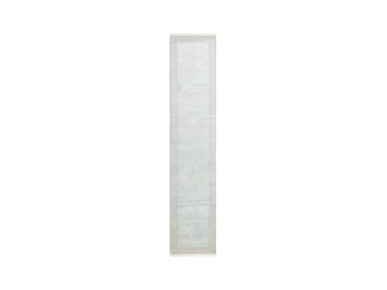 Tapis de couloir en laine 81x404 gris Darya