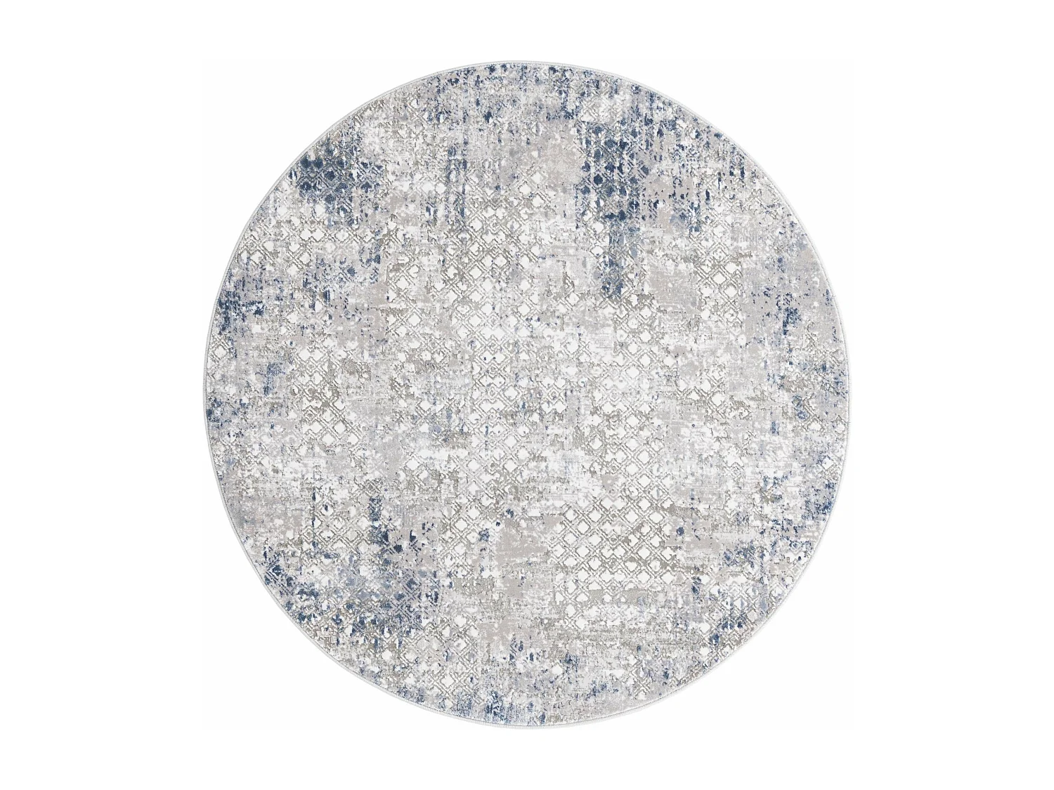 Tapis 240x240 Bleu Davos Magic