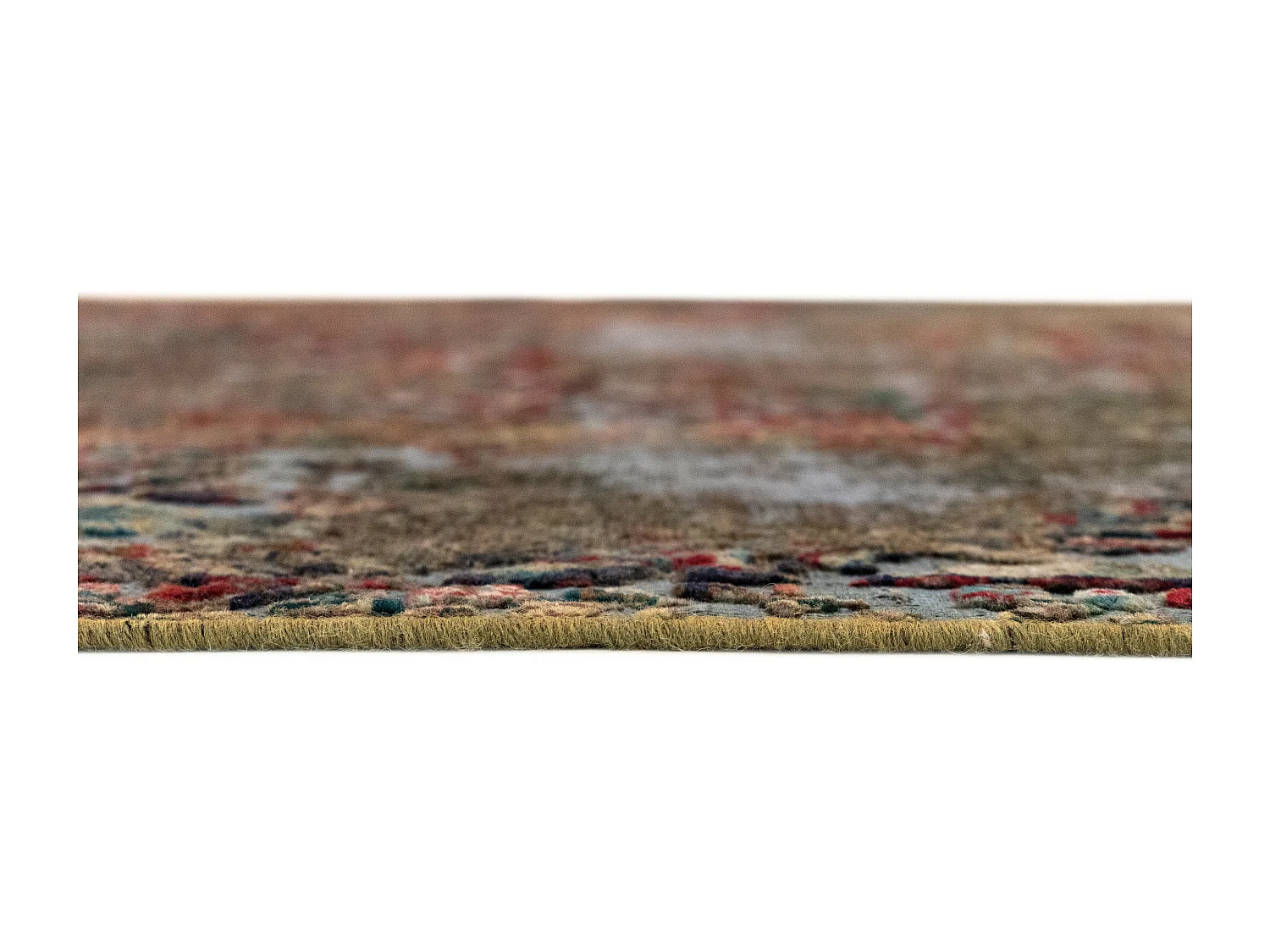 Tapis de laine 194x300 Bleu Vintage Royal