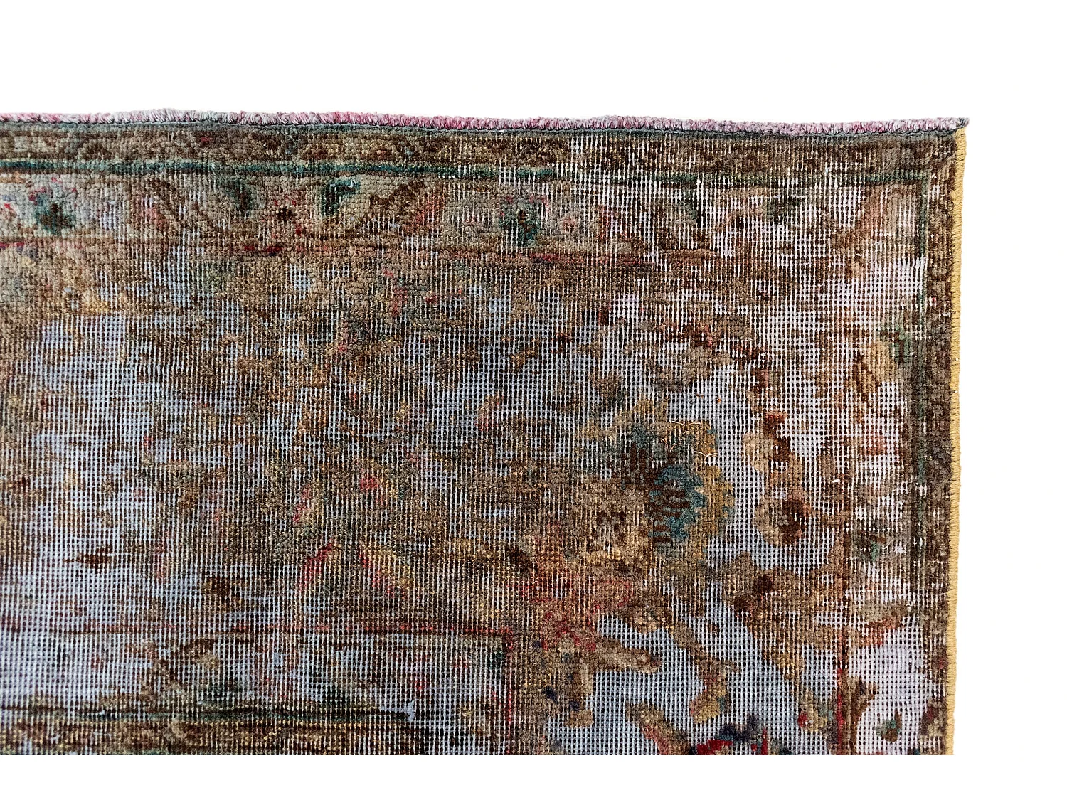 Tapis de laine 194x300 Bleu Vintage Royal