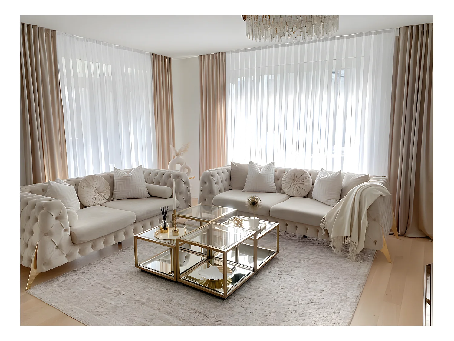 Tapis 275x365 blanc crème Bern Spotlight