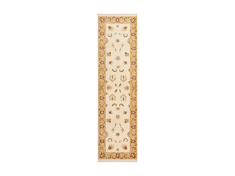 Tapis de couloir en laine 79x297 brun Darya