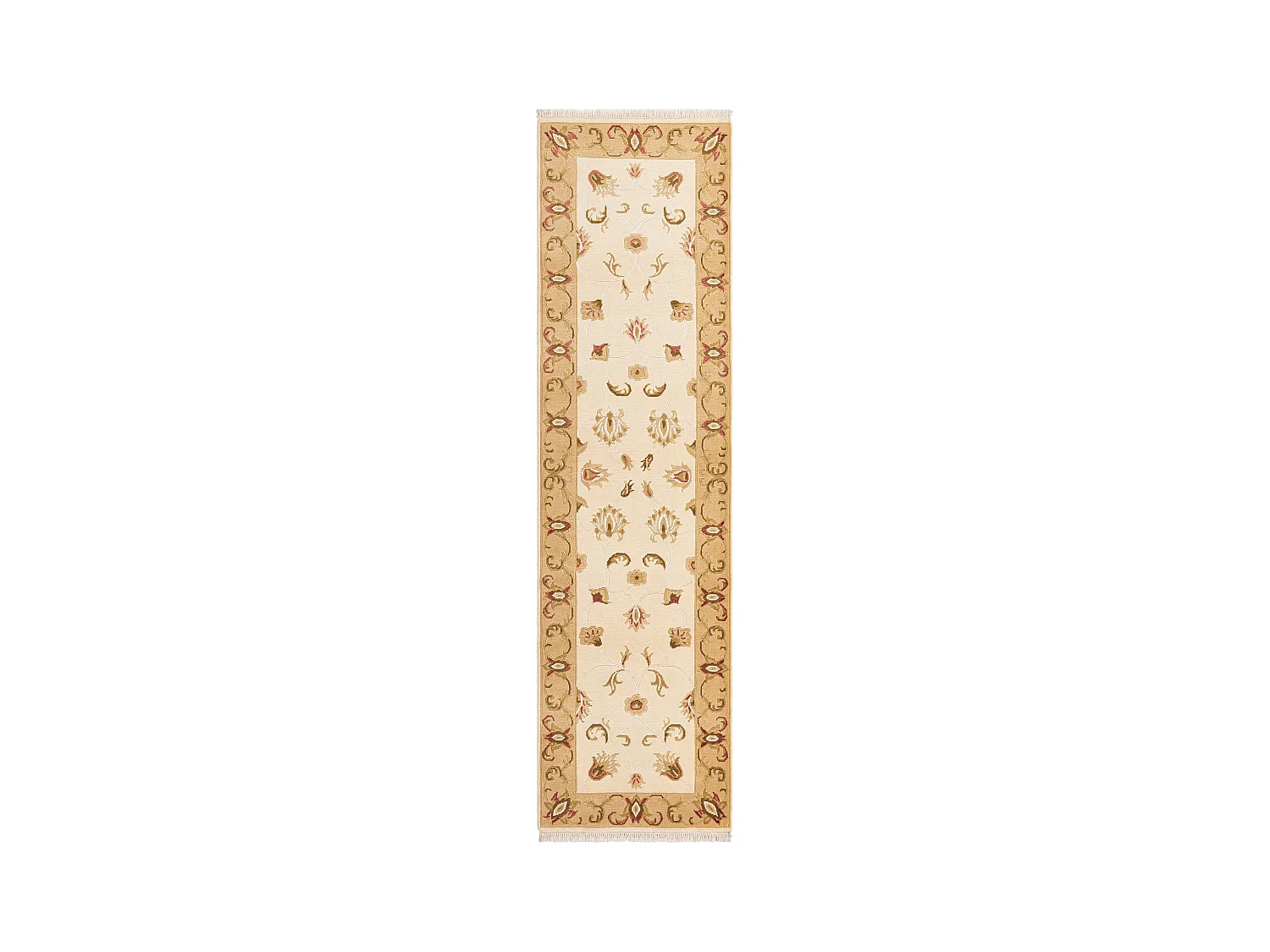 Läufer-Wollteppich 79x297 Braun Darya