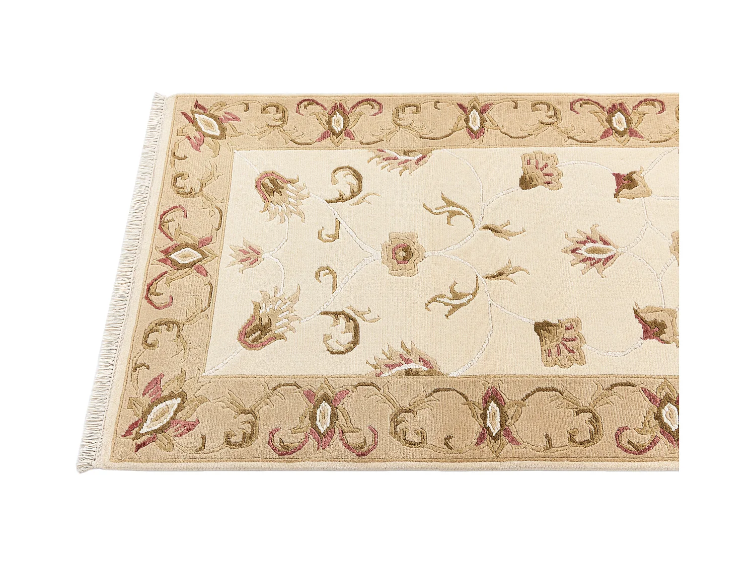 Tapis de couloir en laine 79x297 brun Darya