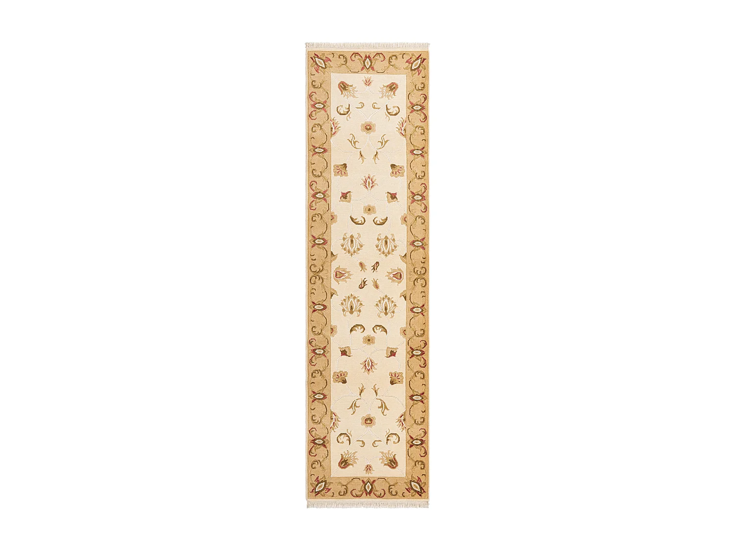 Tapis de couloir en laine 79x297 brun Darya