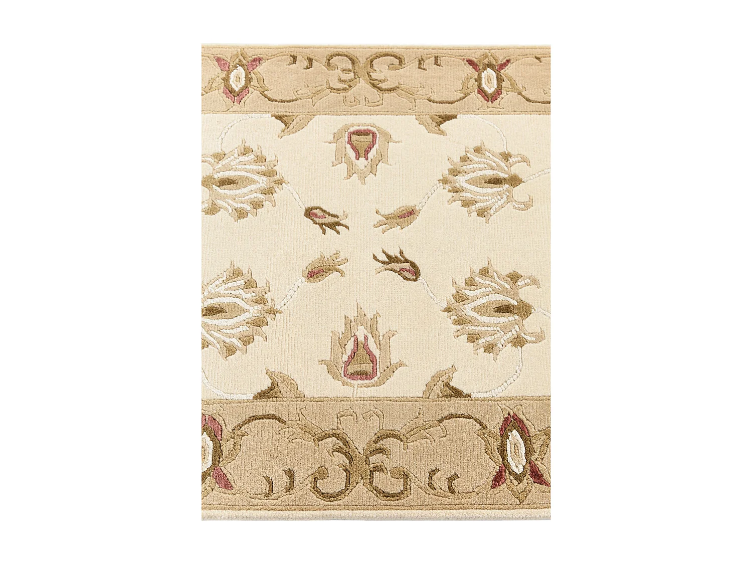 Tapis de couloir en laine 79x297 brun Darya