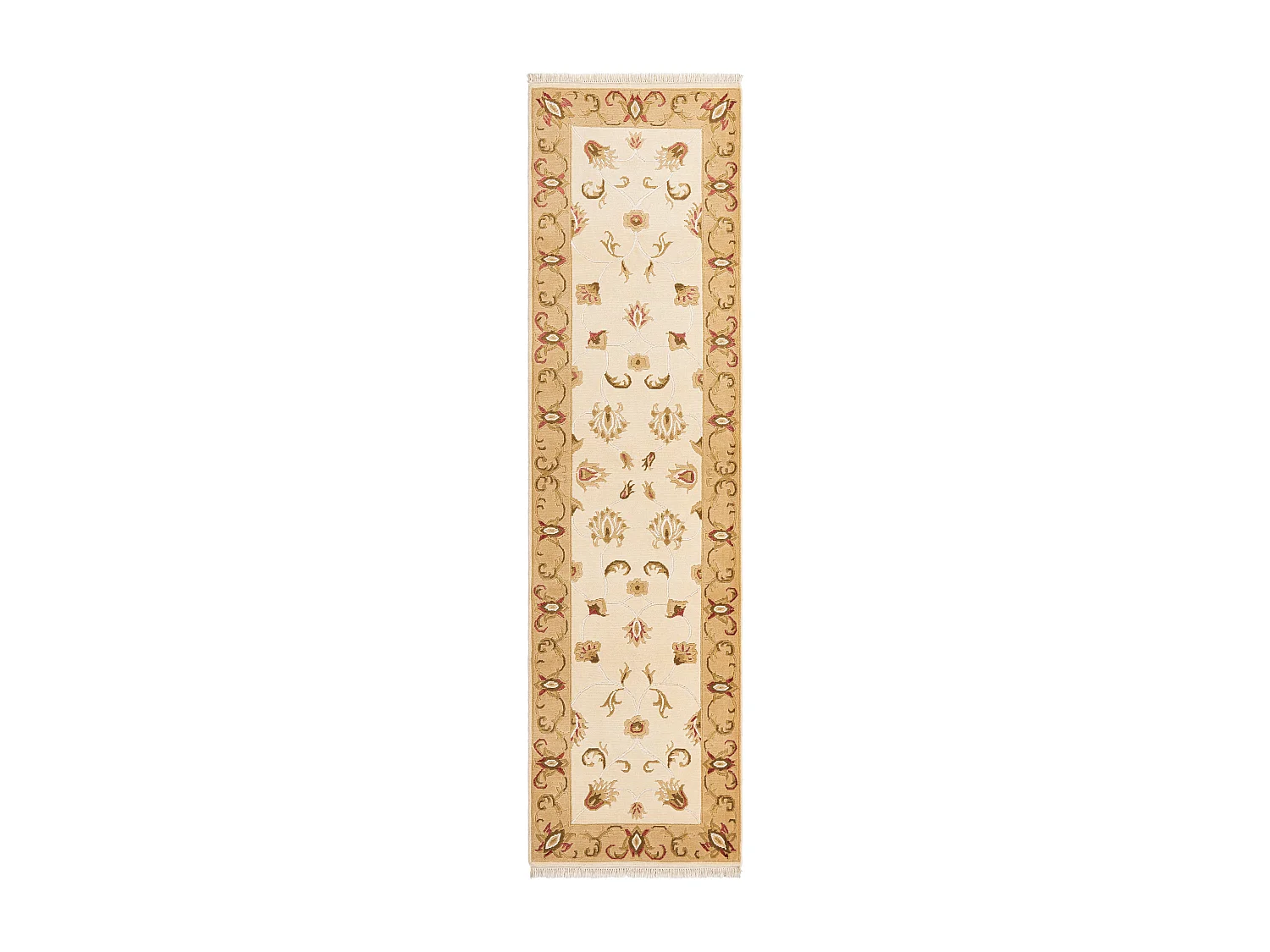 Tapis de couloir en laine 79x297 brun Darya