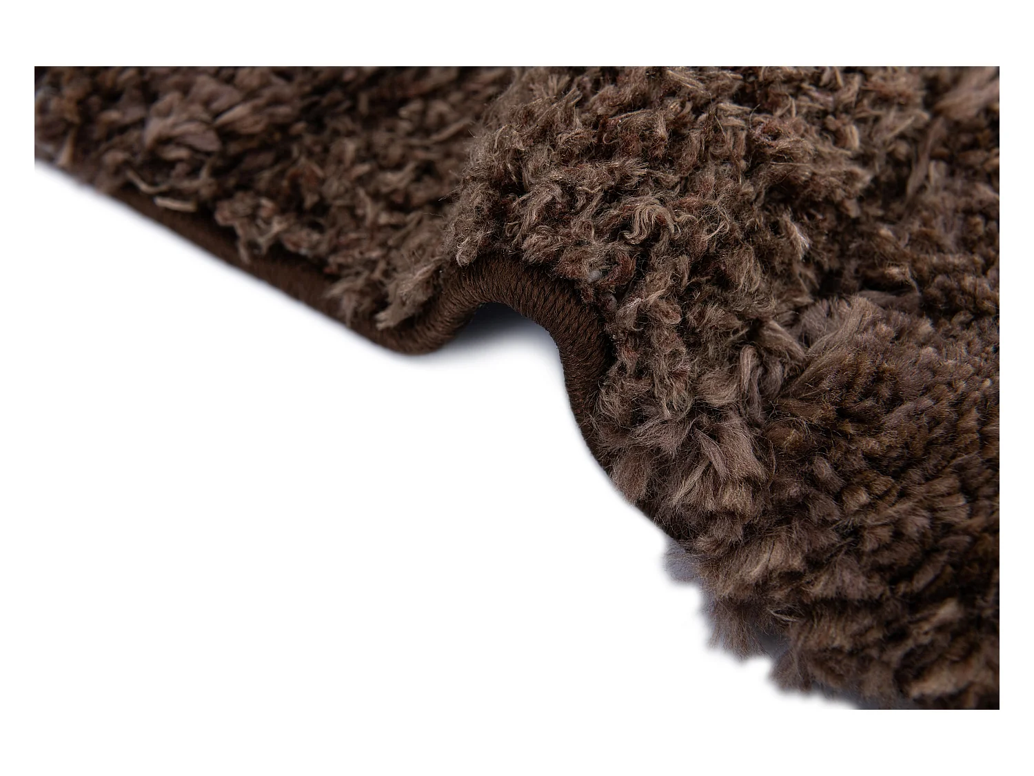 Hoogpolig tapijt 245x160 Donkerbruin Thun Tribus