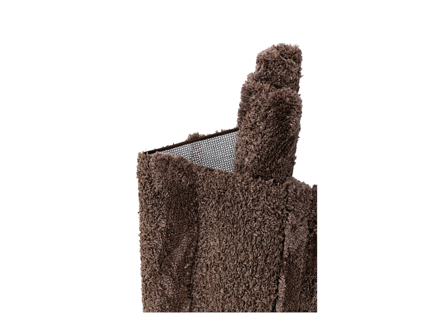 Hoogpolig tapijt 245x160 Donkerbruin Thun Tribus