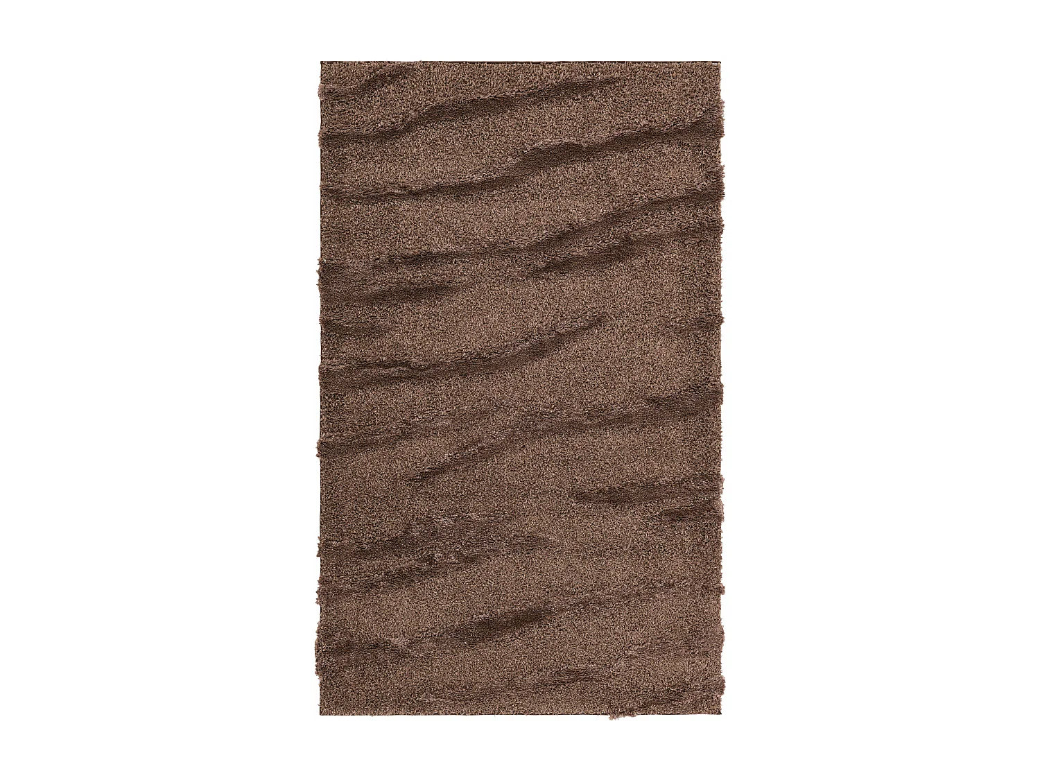 Hoogpolig tapijt 245x160 Donkerbruin Thun Tribus