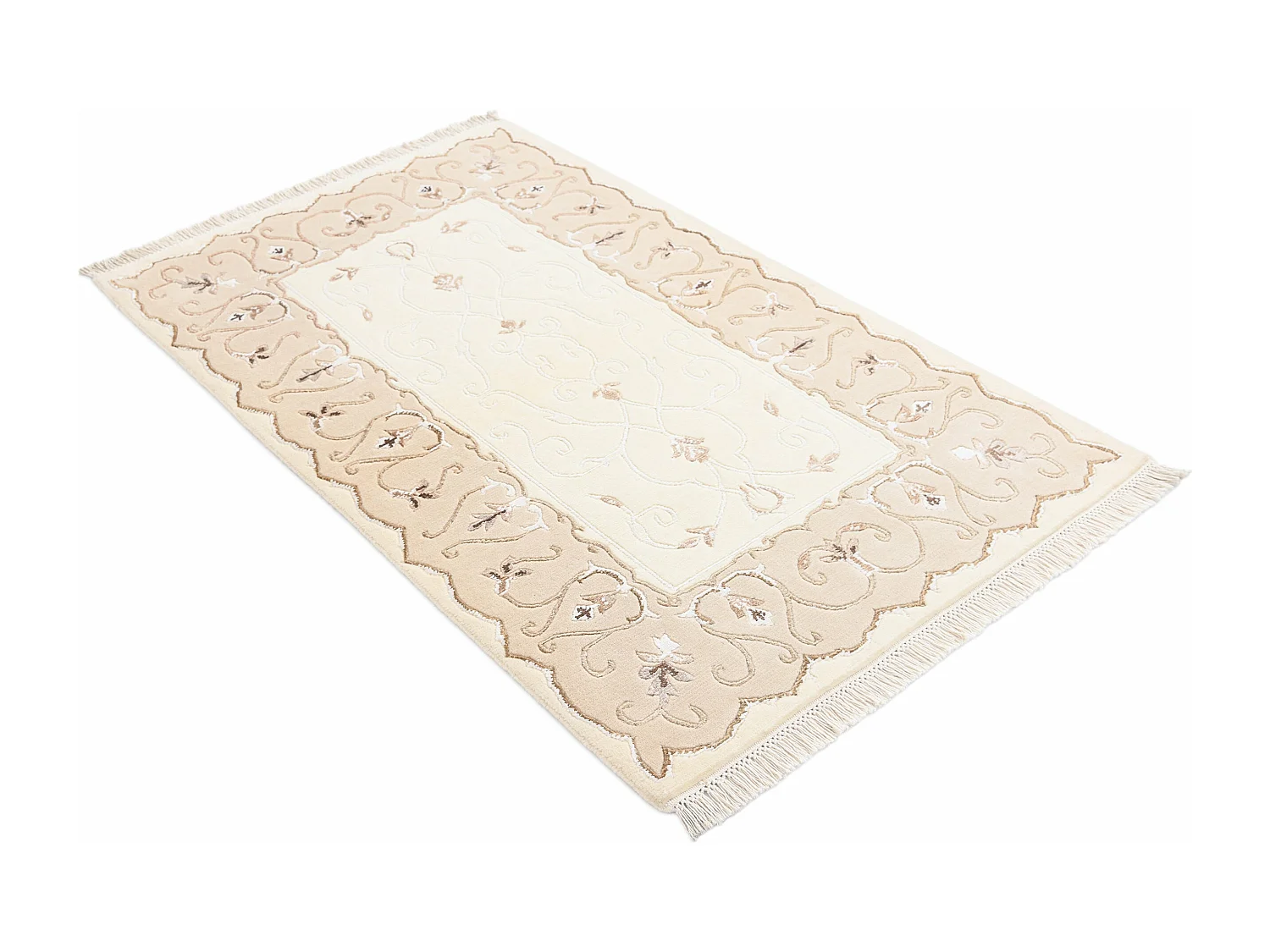 Tapis de laine 91x152 beige Darya