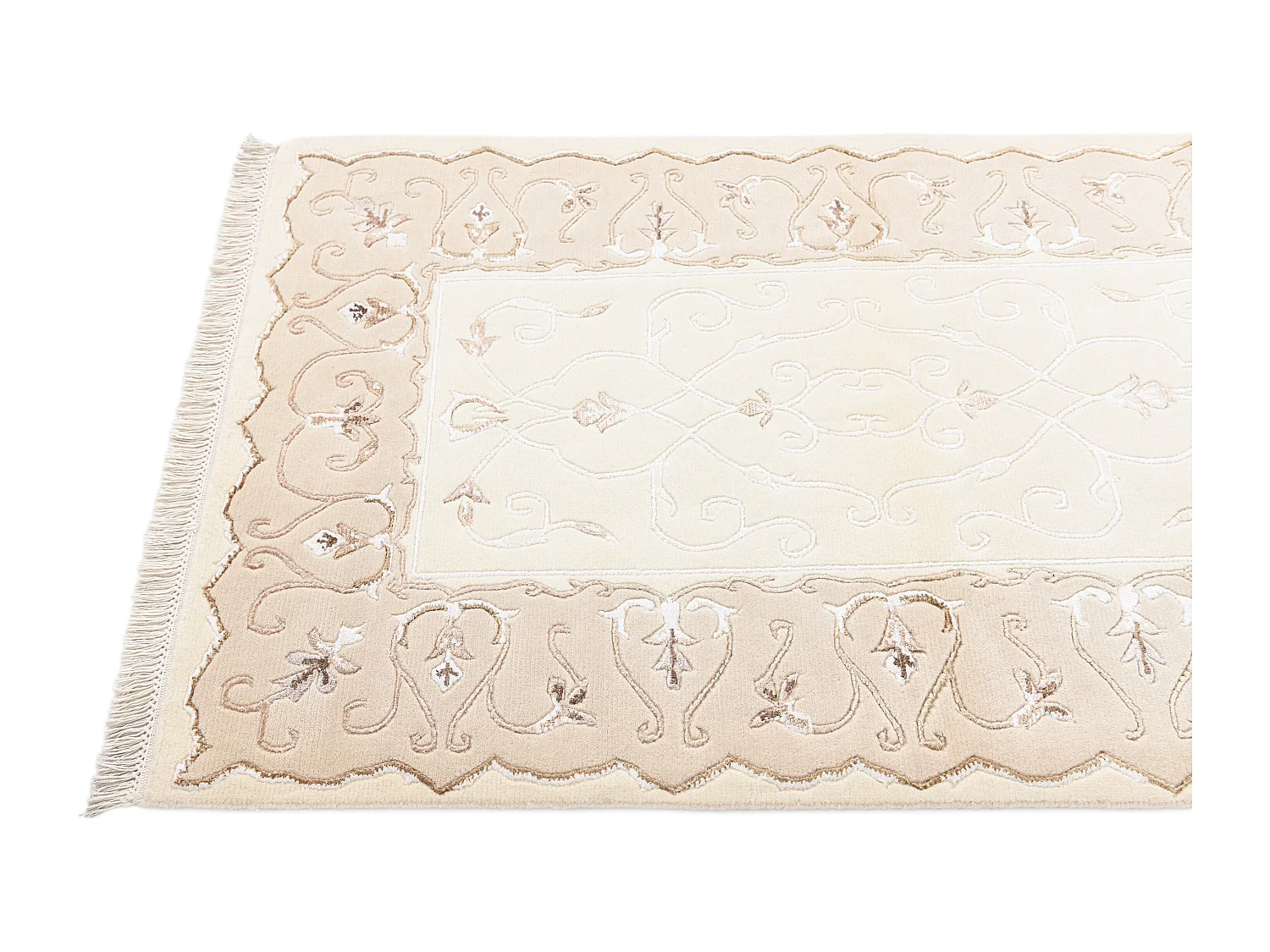 Tapis de laine 91x152 beige Darya