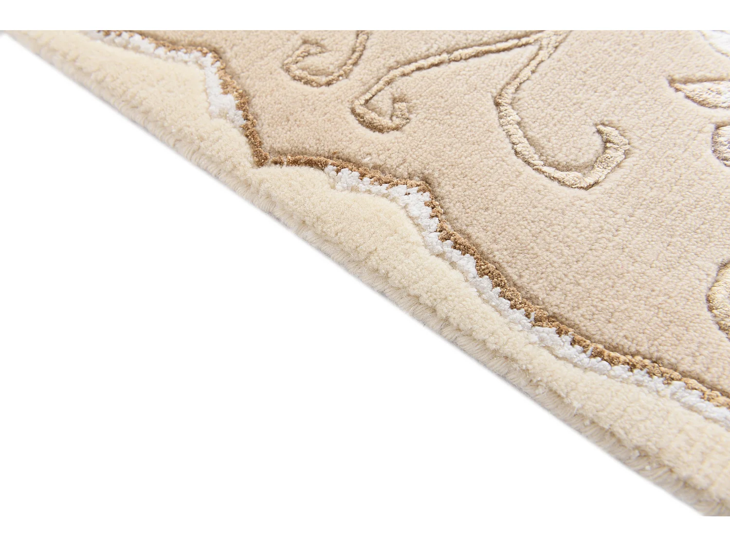Tapis de laine 91x152 beige Darya