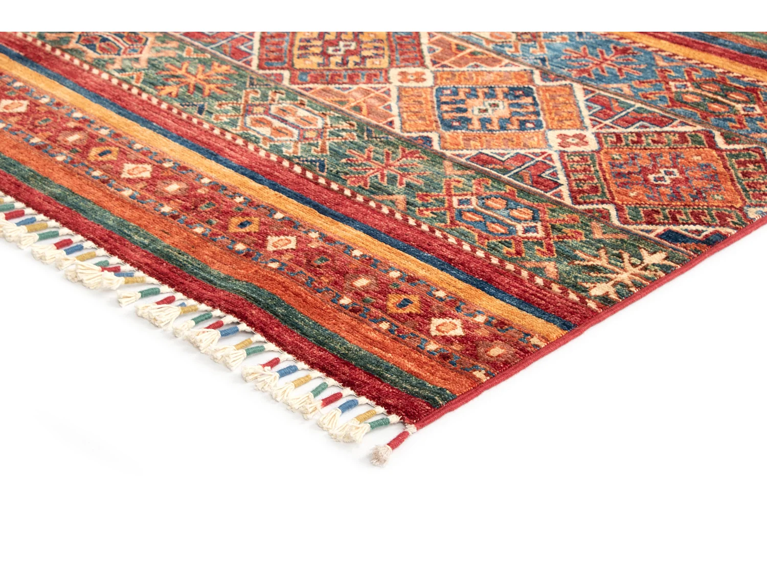 Wollteppich 157x203 Rot Torkman