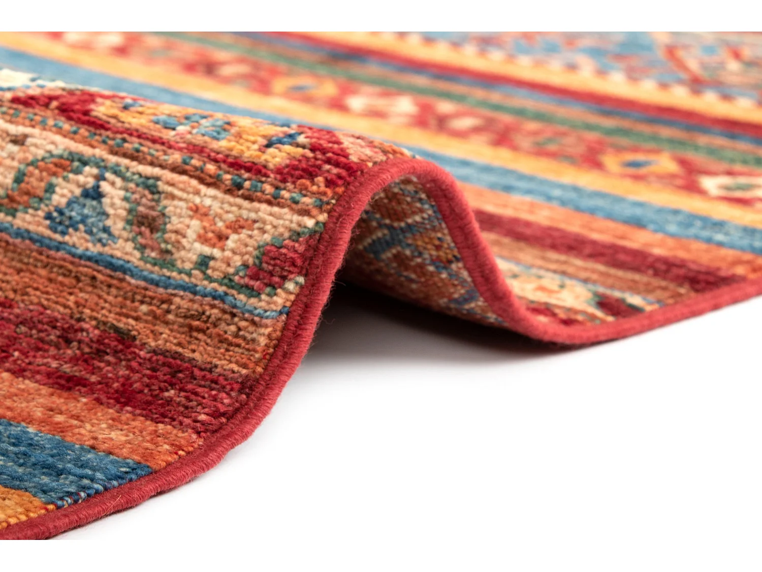 Wollteppich 157x203 Rot Torkman