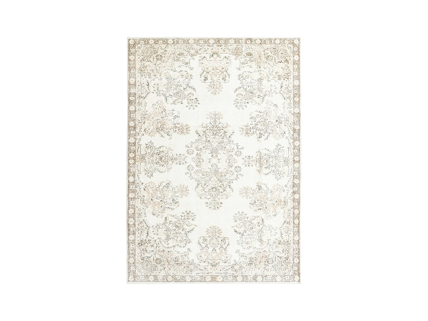 Tapis de laine 198x282 beige Ultra Vintage