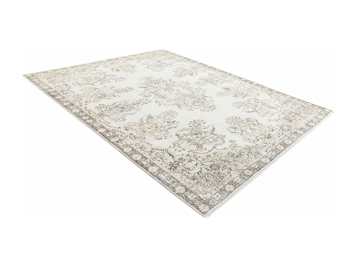 Tapis de laine 198x282 beige Ultra Vintage