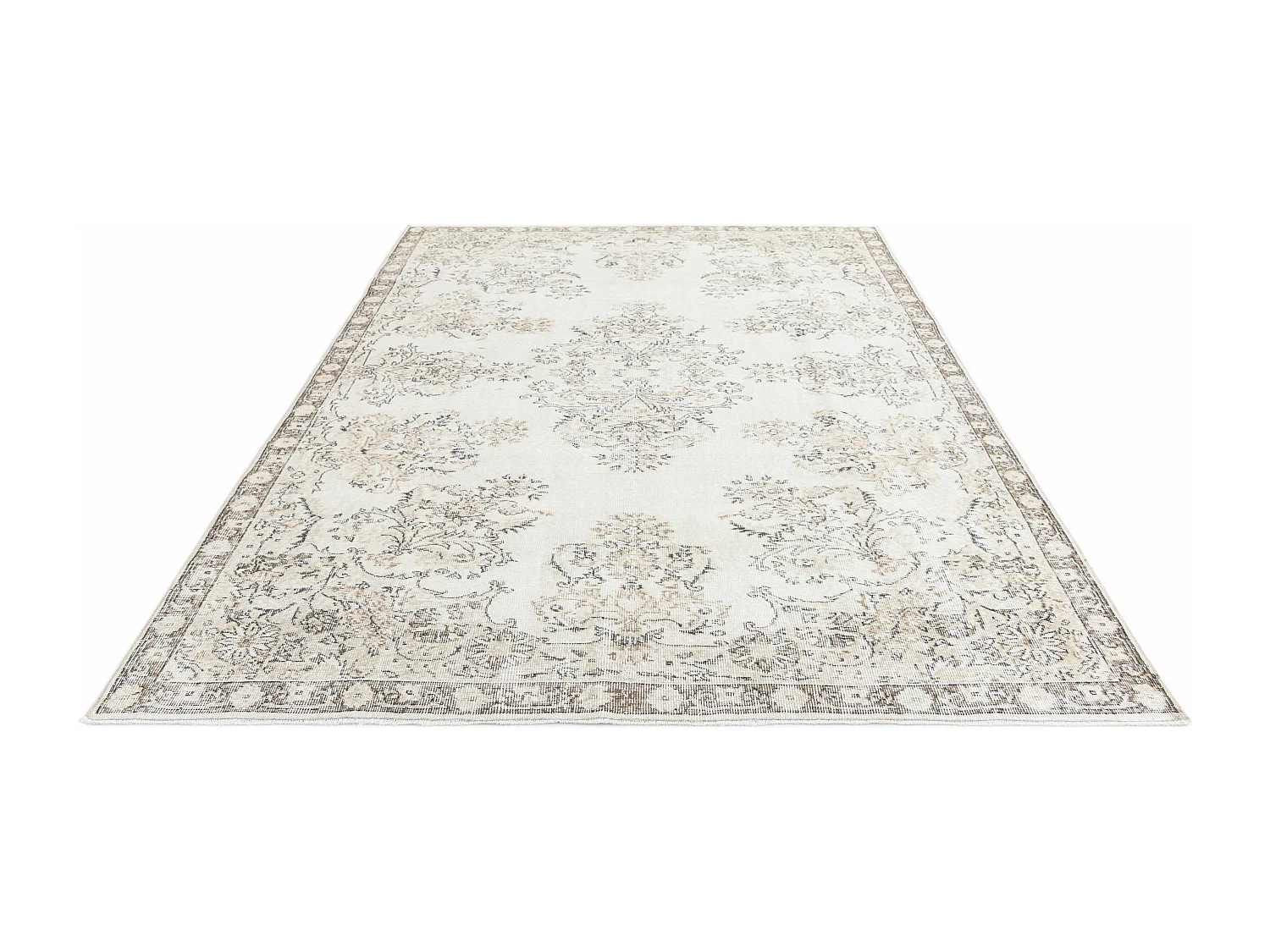 Tapis de laine 198x282 beige Ultra Vintage
