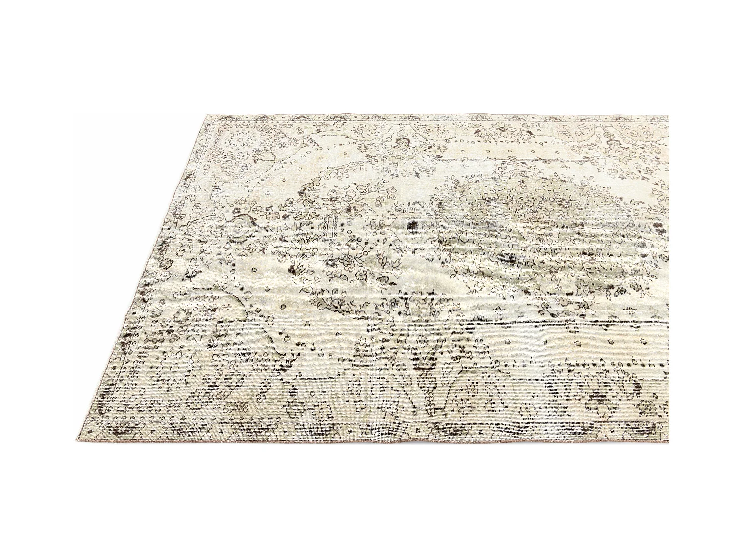 Wollteppich 165x272 Braun Ultra Vintage