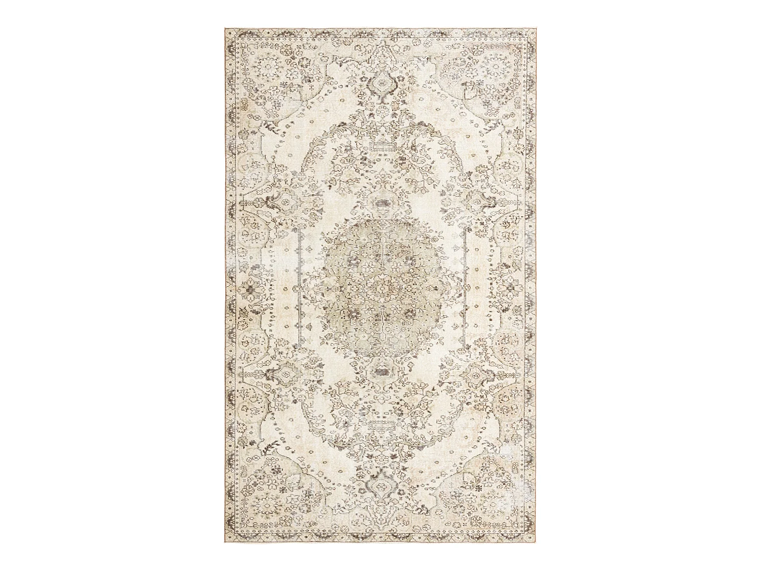 Tapis de laine 165x272 brun Ultra Vintage