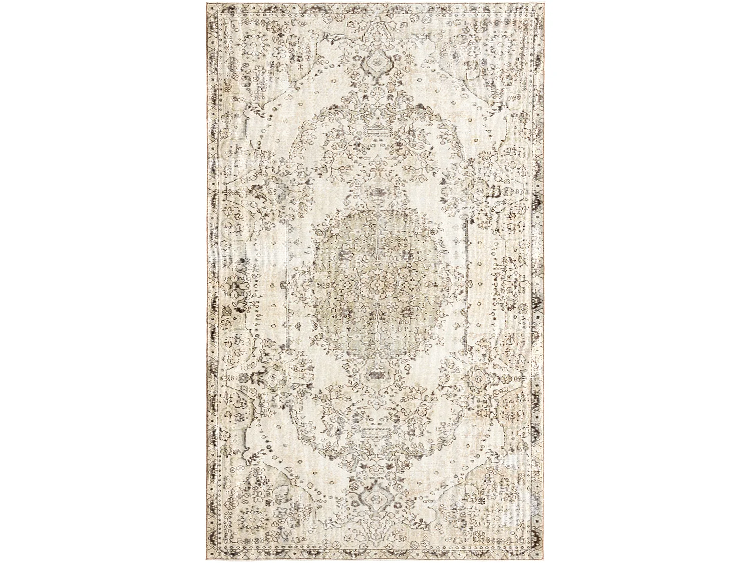 Tapis de laine 165x272 brun Ultra Vintage