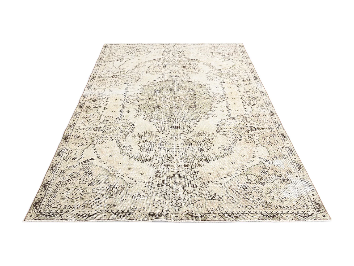 Tapis de laine 165x272 brun Ultra Vintage