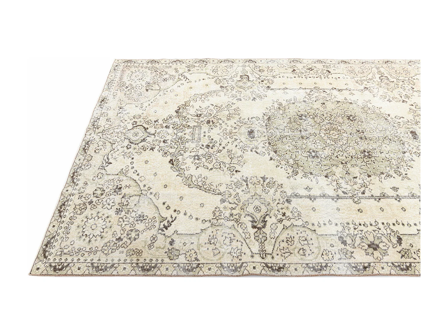 Tapis de laine 165x272 brun Ultra Vintage