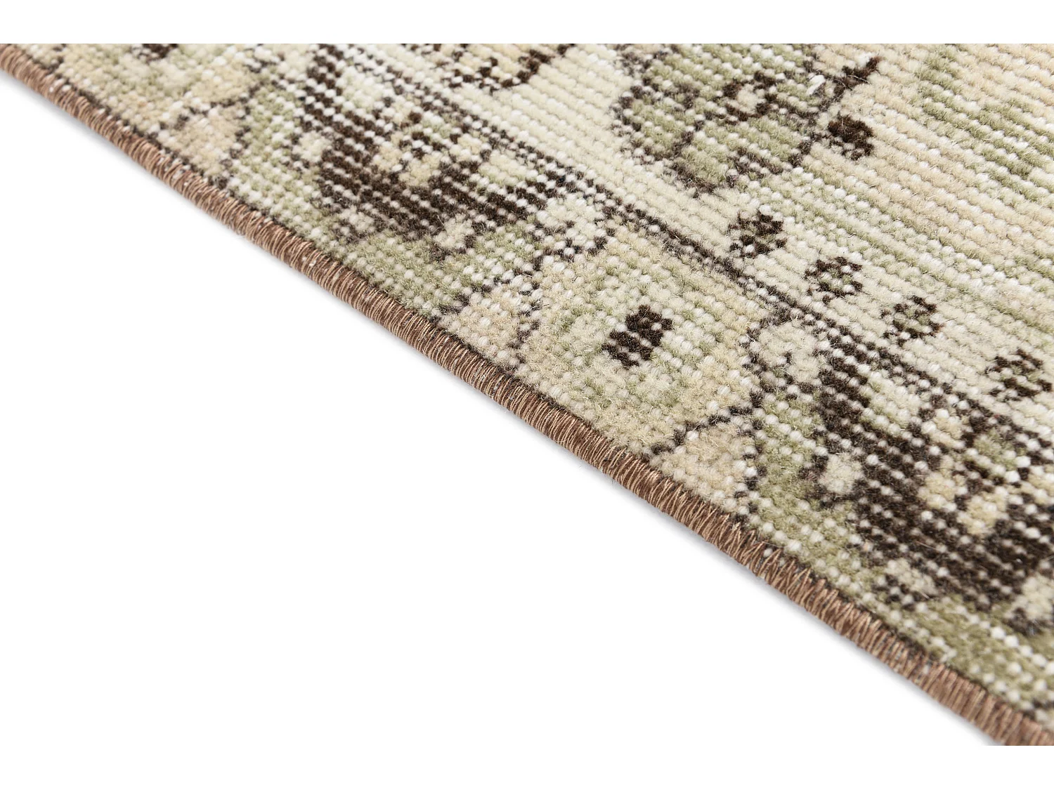 Tapis de laine 165x272 brun Ultra Vintage