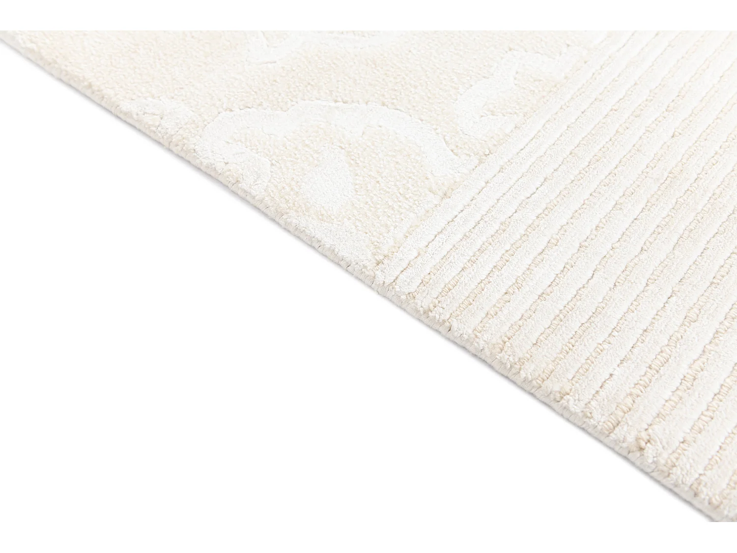 Tapis de laine 79x157 beige Darya