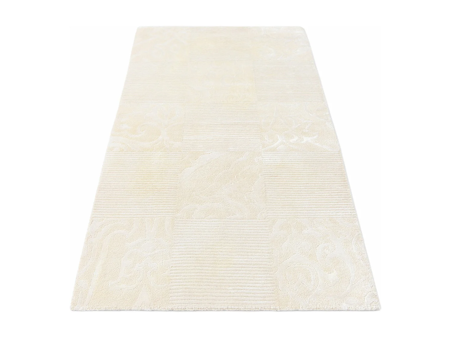 Tapis de laine 79x157 beige Darya