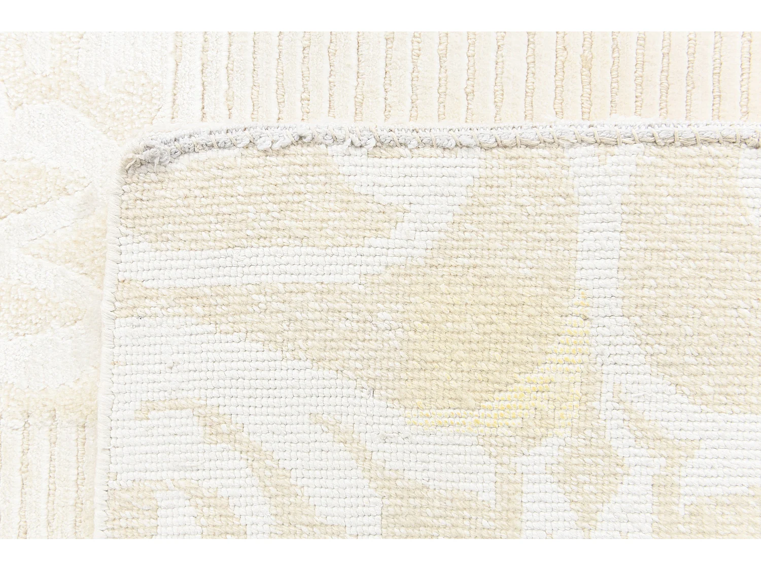 Tapis de laine 79x157 beige Darya