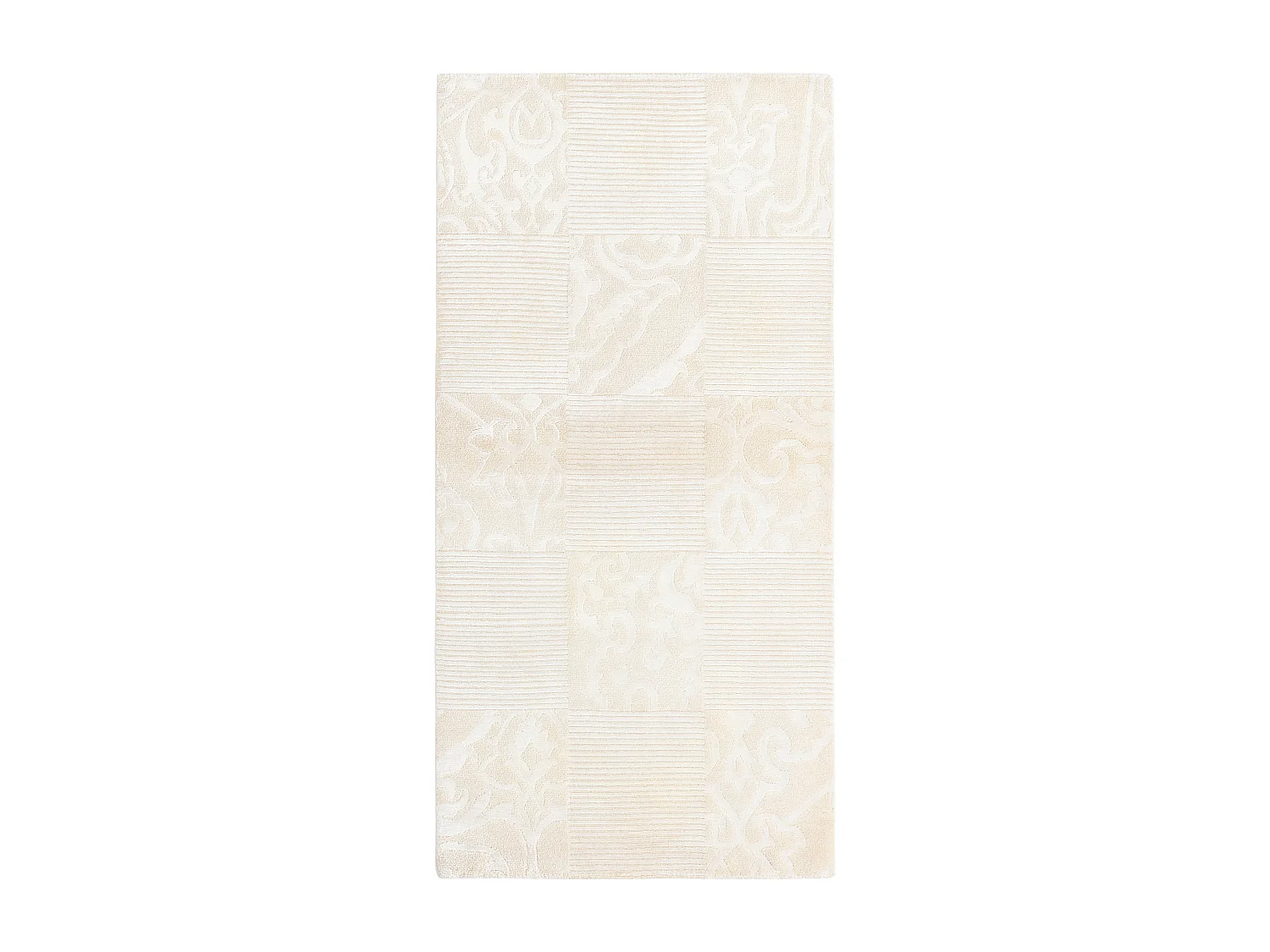 Tapis de laine 79x157 beige Darya