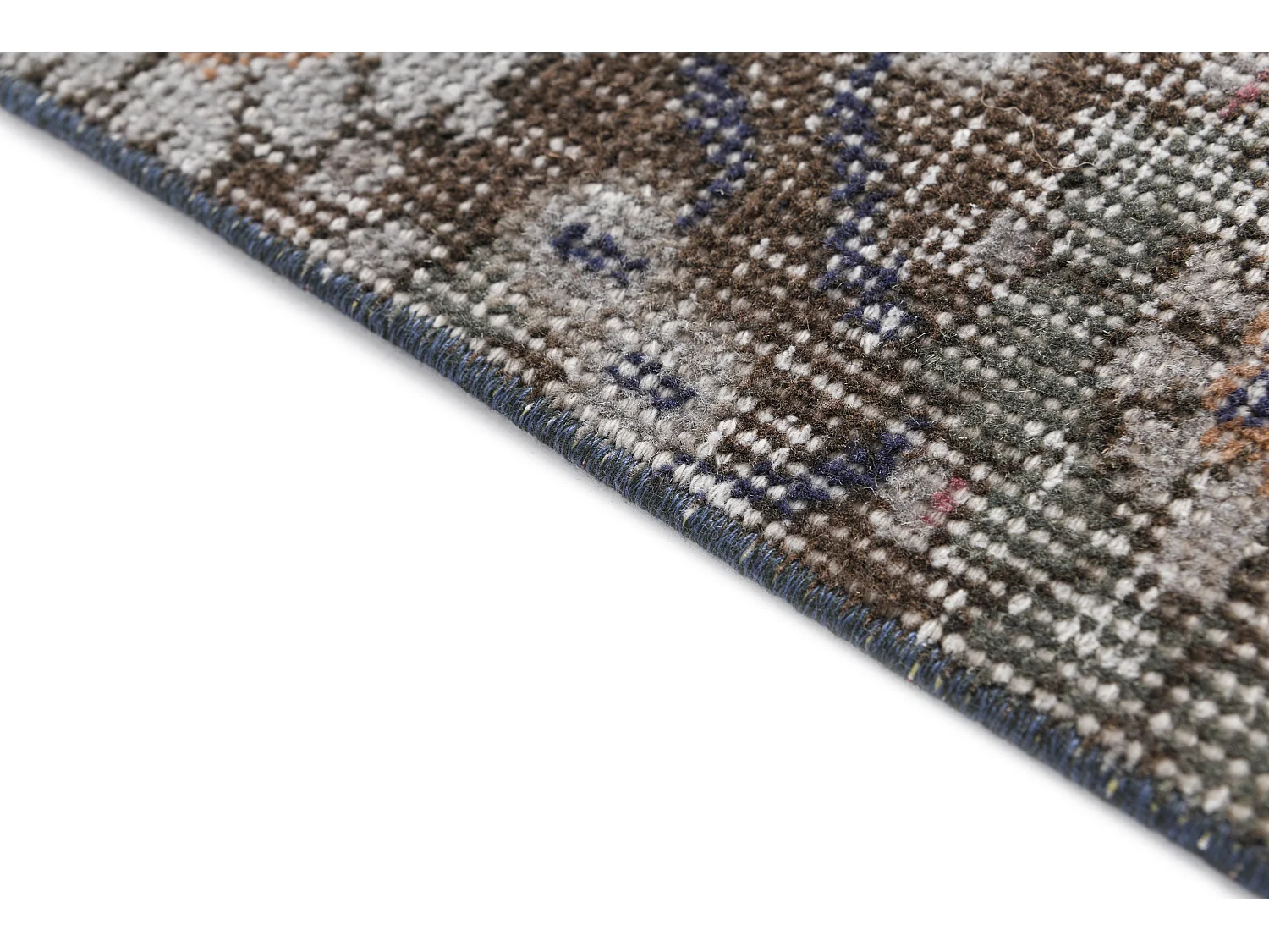 Tapis de laine 124x193 gris Ultra Vintage