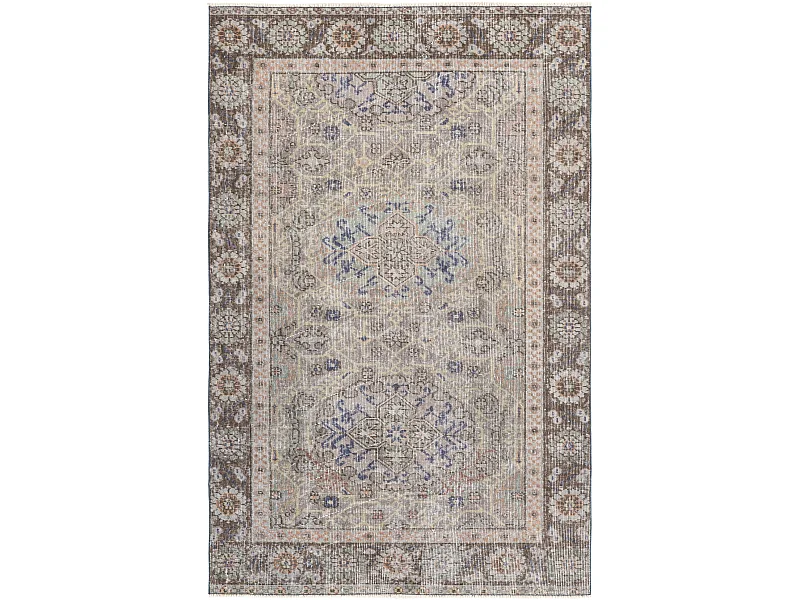 Tapis de laine 124x193 gris Ultra Vintage