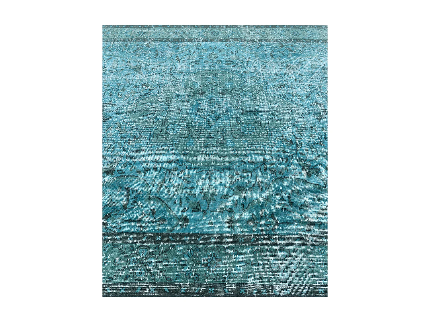 Wollteppich 173x292 Türkis Ultra Vintage