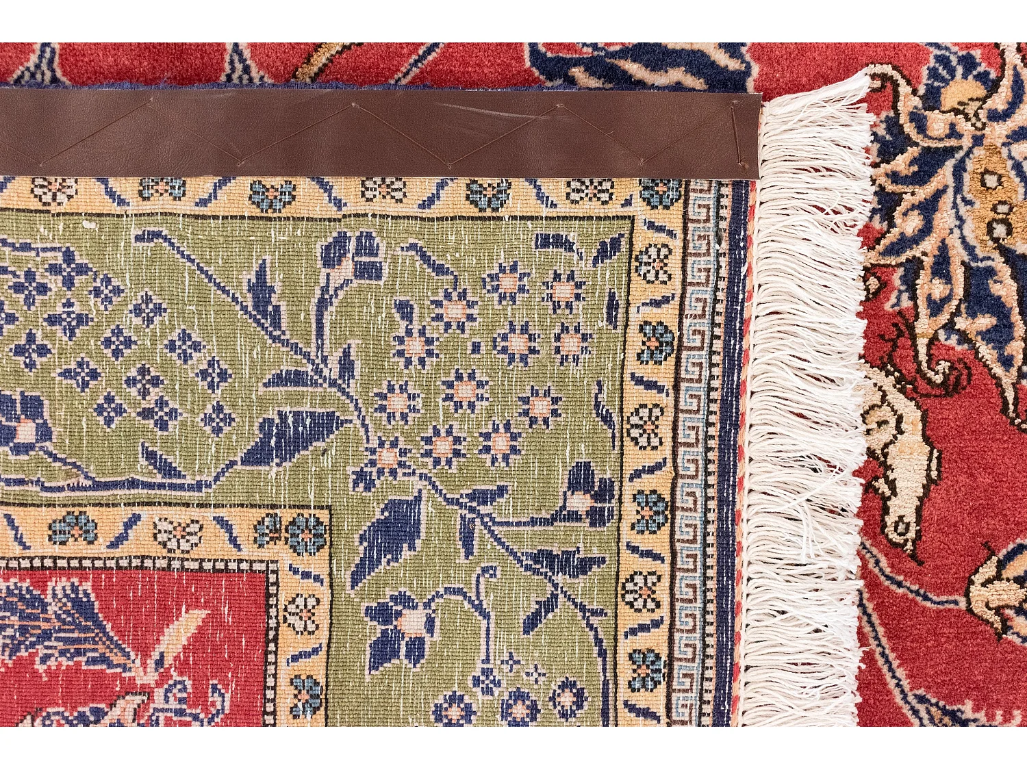 Tapis de laine 137x211 rouge Ghom