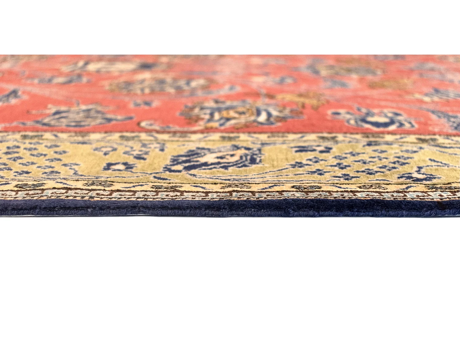 Tapis de laine 137x211 rouge Ghom