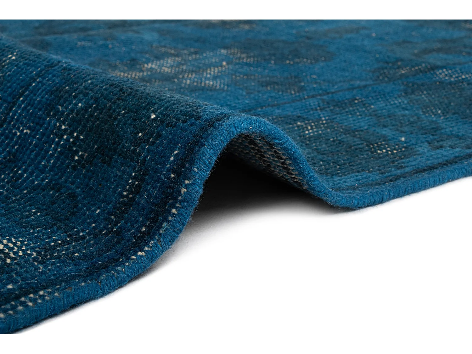 Tapis de laine 152x243 Bleu Vintage