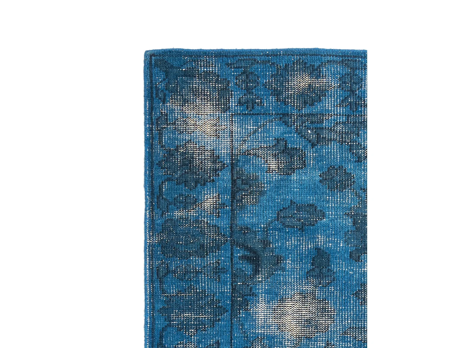 Tapis de laine 152x243 Bleu Vintage