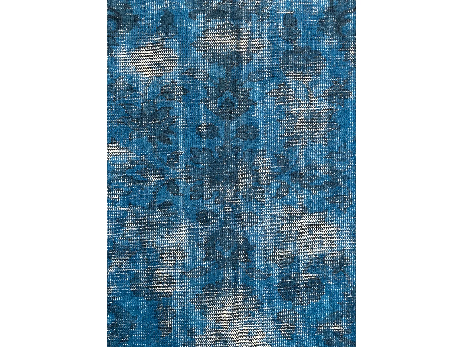 Tapis de laine 152x243 Bleu Vintage