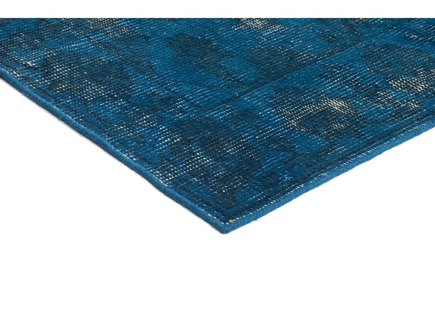 Tapis de laine 152x243 Bleu Vintage