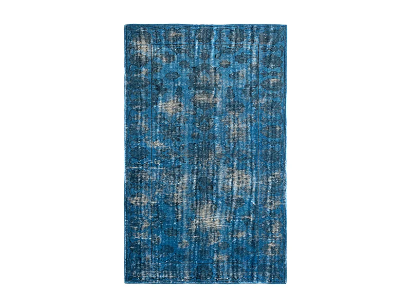 Tapis de laine 152x243 Bleu Vintage